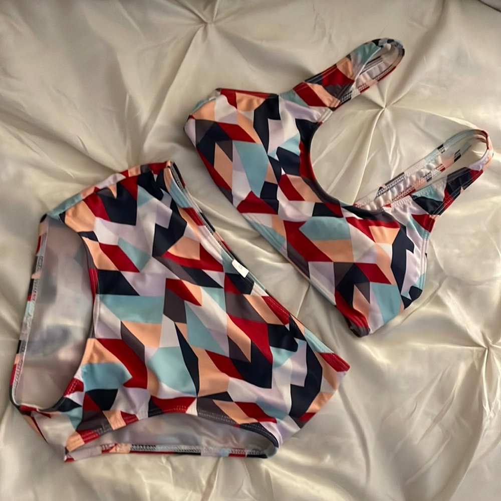 Geometric shape Two piece swimsuit